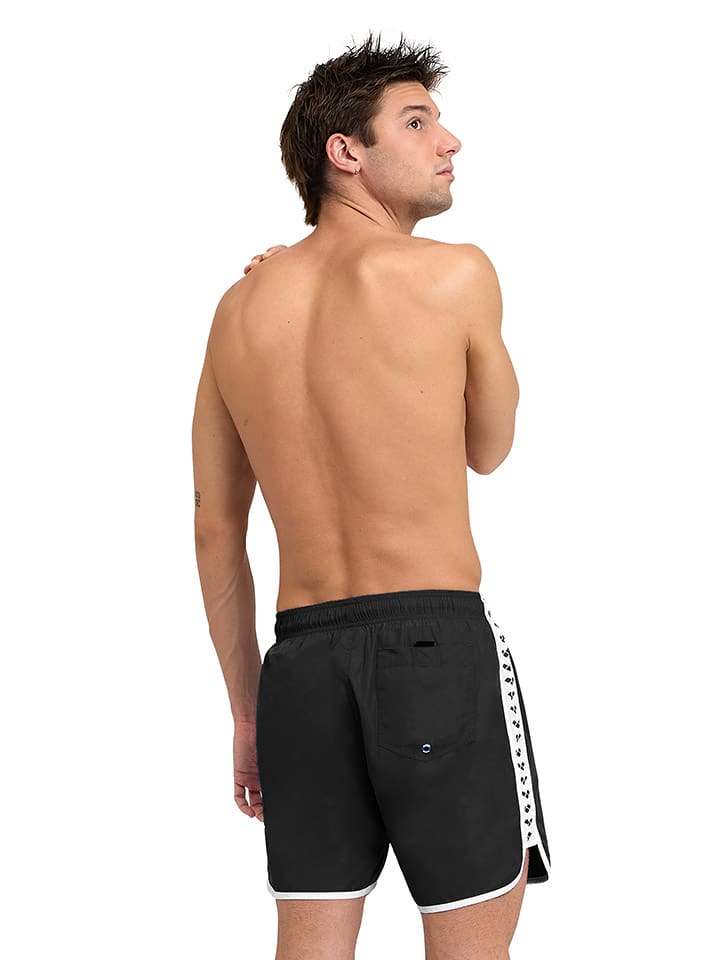 Arena Badeshorts in Schwarz/ Weiß günstig kaufen
