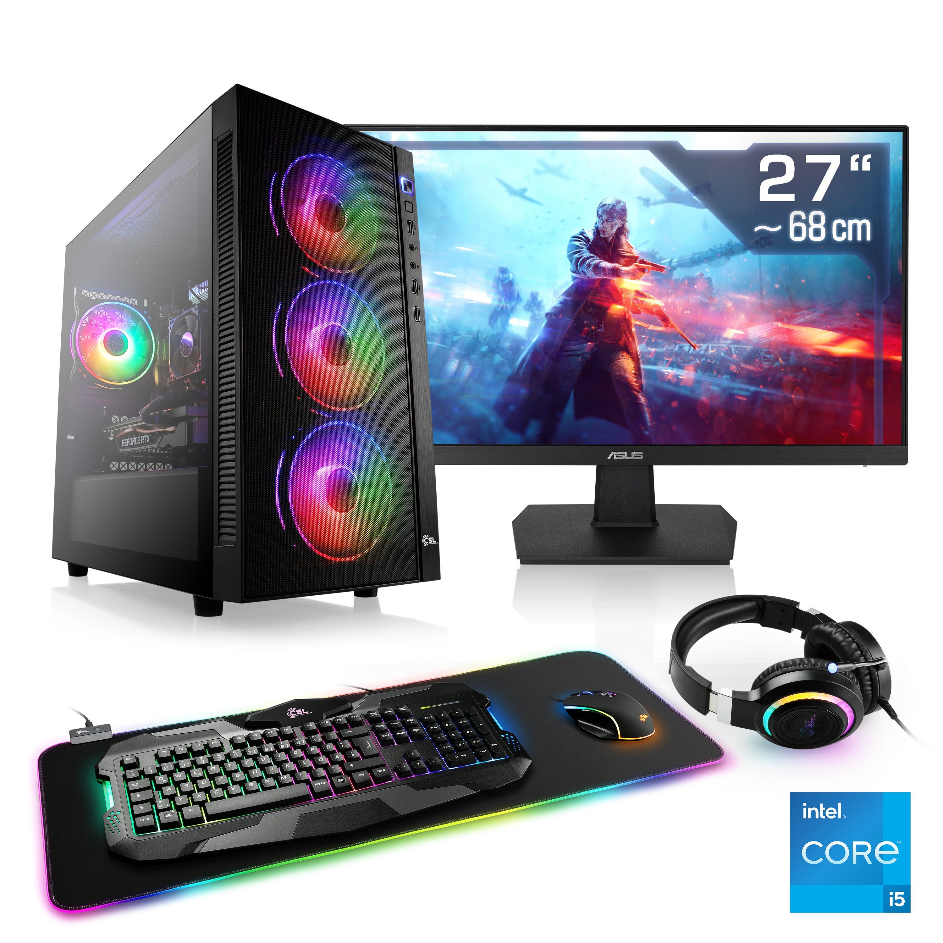 CSL Speed V25153 Gaming-PC-Komplettsystem (27
