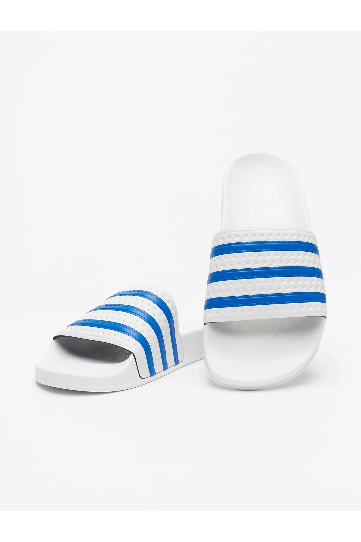 adidas  Pantolette - Weiß - Flacher Absatz