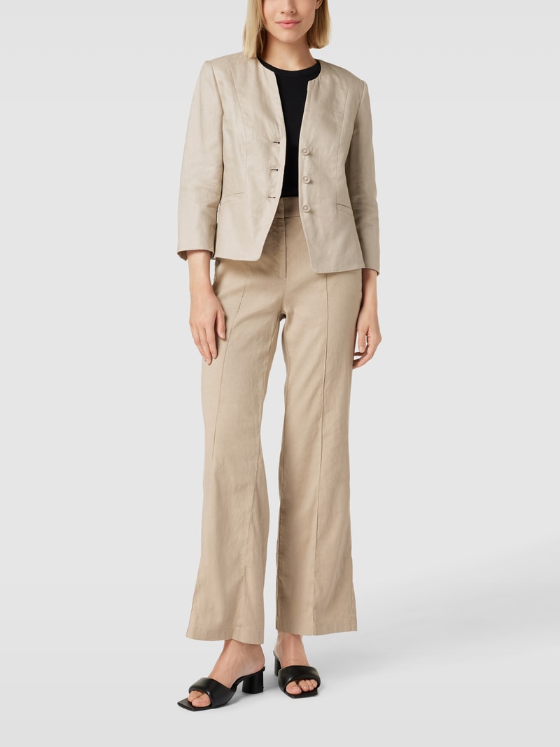 Blazer mit 3/4-Arm in sand