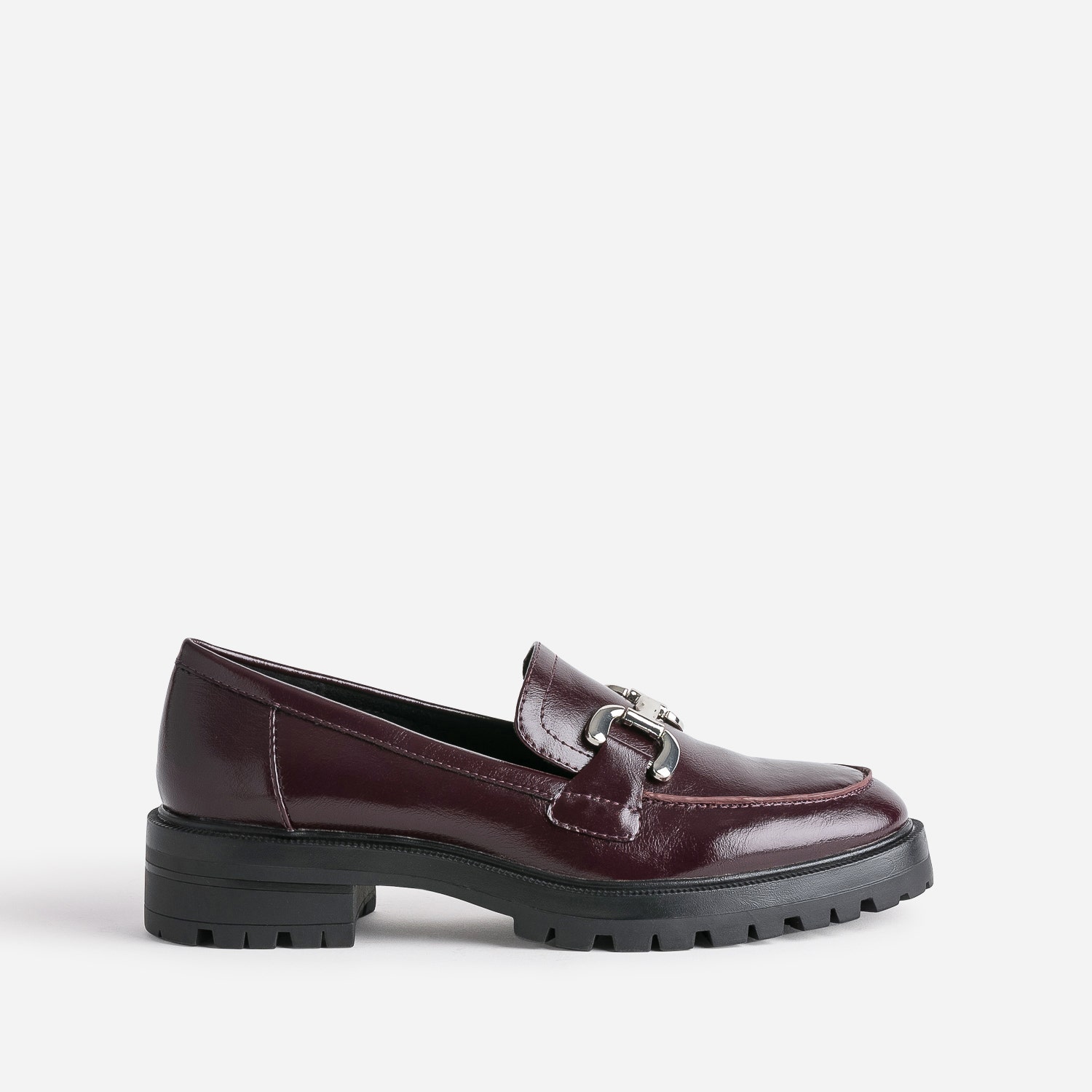 Mocassin TEXTO bordeaux à maxi mors