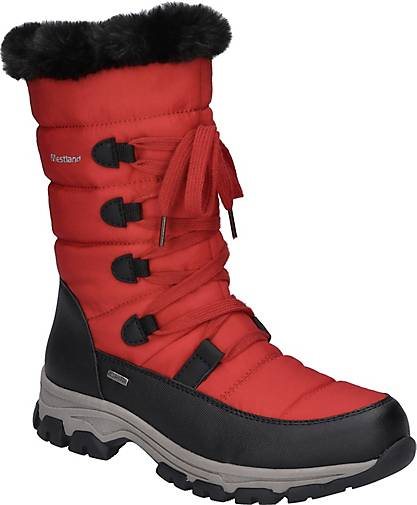 WESTLAND Stiefel Chambery 01, schwarz-rot