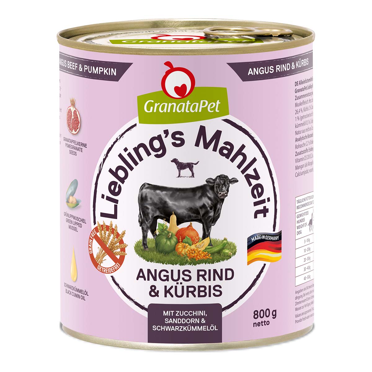 GranataPet Liebling's Mahlzeit Angus Rind und Kürbis bei ZooRoyal