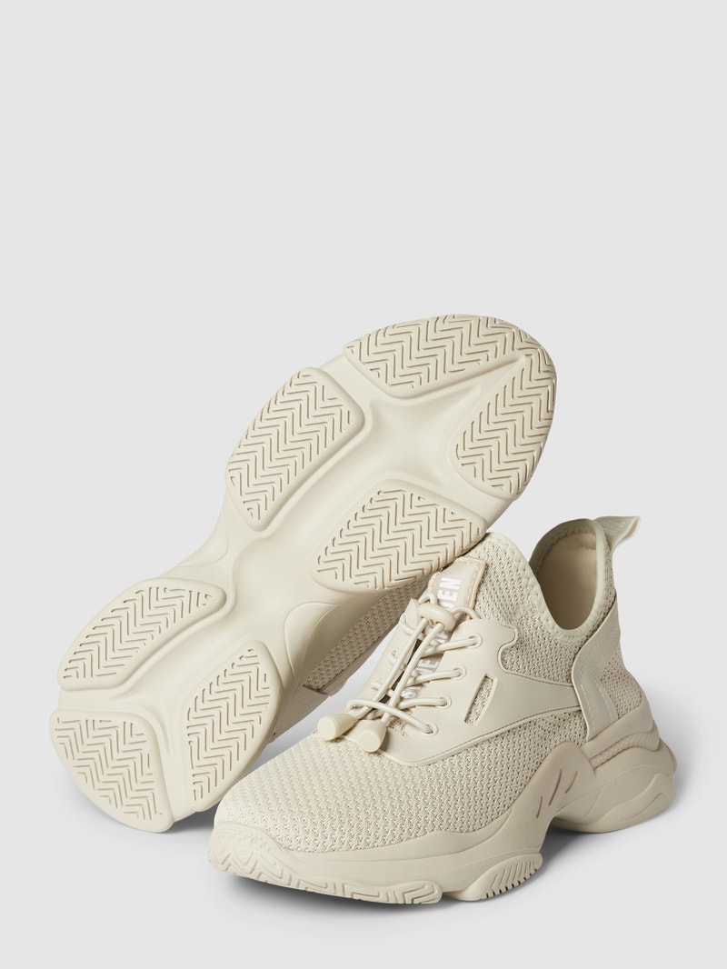 Sneaker mit Label-Patch Modell 'MATCH' in sand