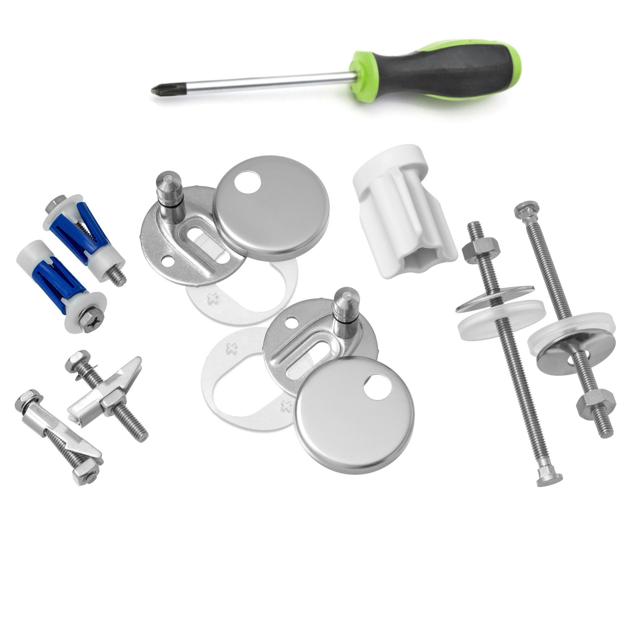 LUVETT Kinder-WC-Sitz Familie C490 (Komplett-Set, Kindersitz-Einlage), mit Original SoftClose® Absenkautomatik, Duroplast