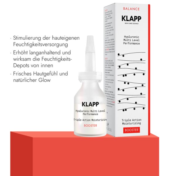 KLAPP Skin Care Science Triple Action Moisturizing Booster Gesichtsserum
