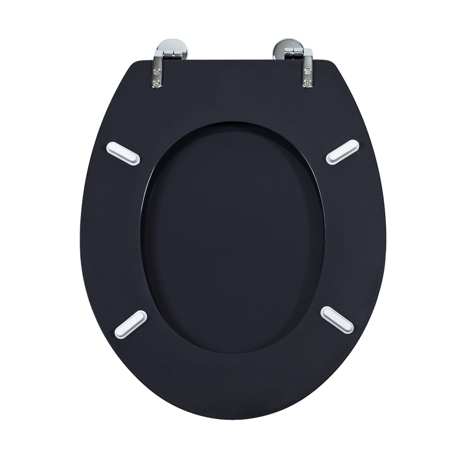 Grafner WC-Sitz WC Sitz mit Absenkautomatik Motiv Black Drops Toilettendeckel, mit Absenktautomatik