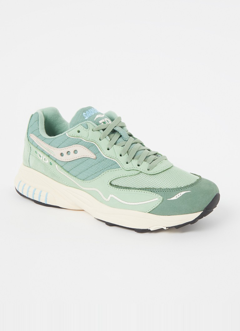 Saucony 3D Grid Hurricane Premium patike s detaljima od brušene kože