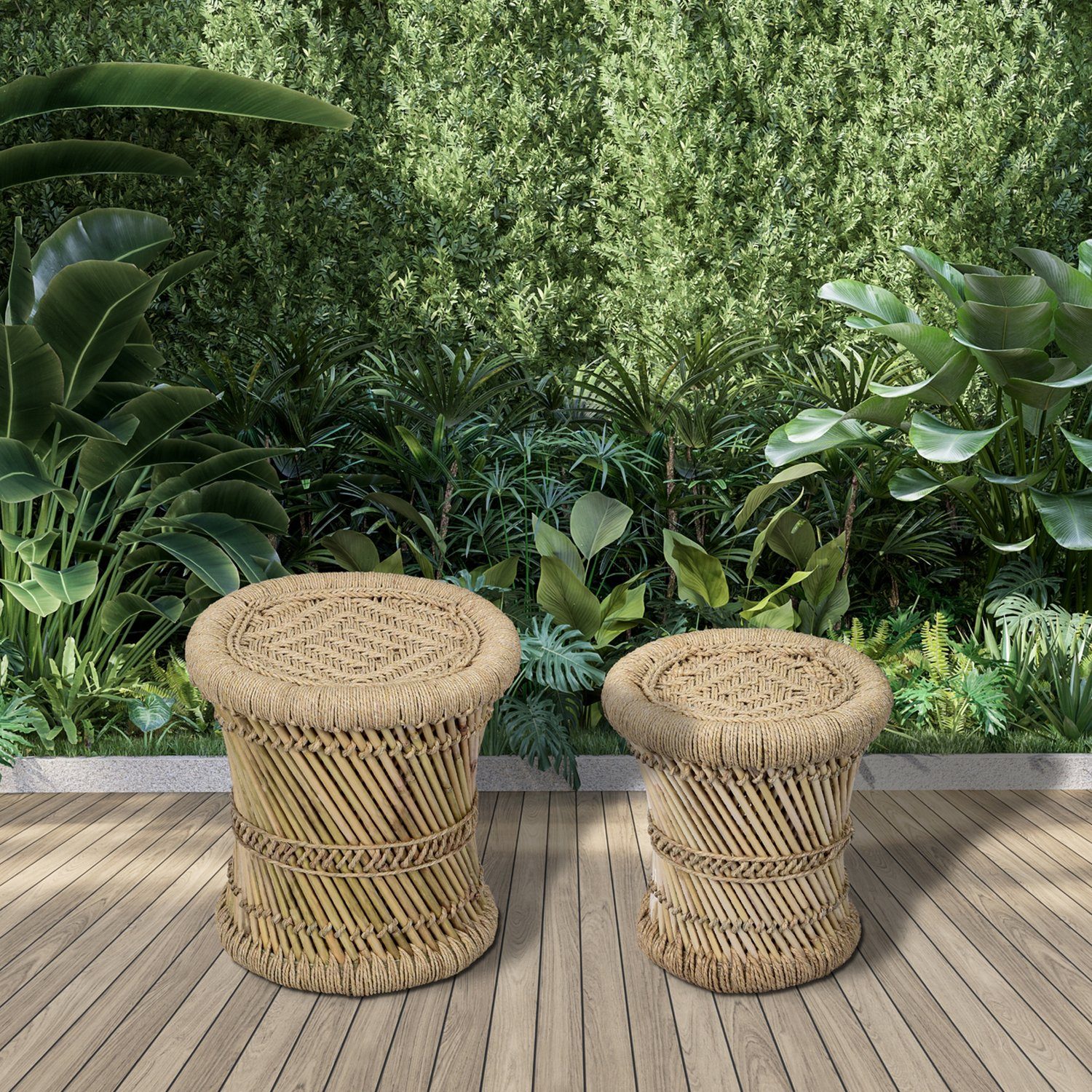 Marrakesch Orient & Mediterran Interior Sitzhocker Balkonhocker und Gartensessel, Hocker, Stuhl, Handarbeit