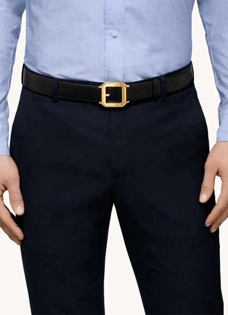 Cartier Ceinture réversible en cuir Santos de Cartier CRL5000596