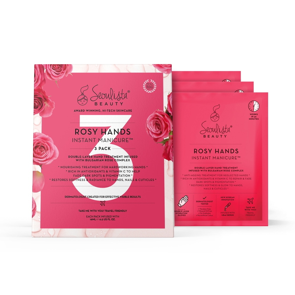 seoulista beauty Seoulista Beauty Rosy Hands Instant Manicure - Multi Pack 3's Masque mains