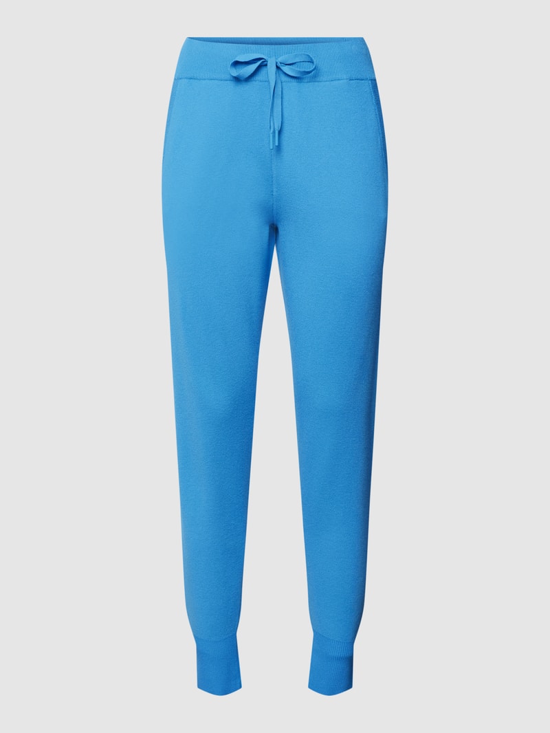 Sweatpants mit seitlichen Eingrifftaschen in blau