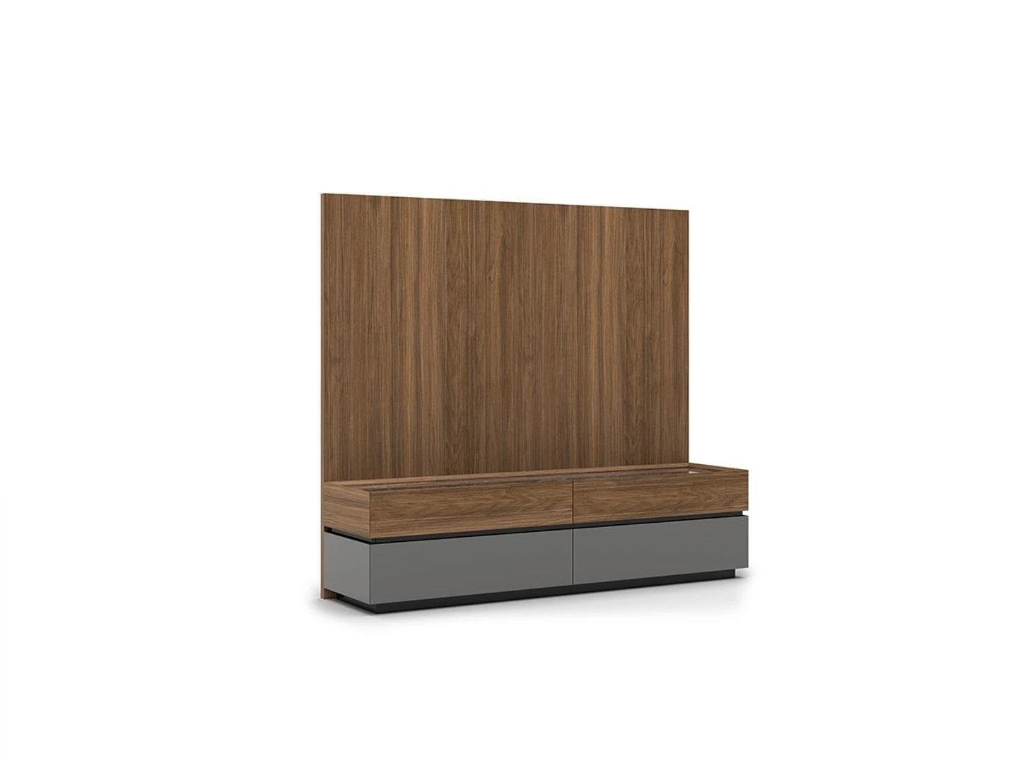 JVmoebel Wohnwand Wohnwand TV Wand Holz Stil Modern Wohnzimmer Möbel TV-Ständer, (1-St., 1x Wohnwand), Made in Europa