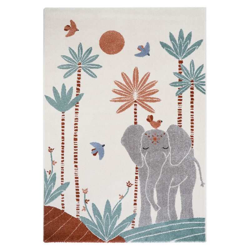 Tapis éléphant 120x170cm MALENA