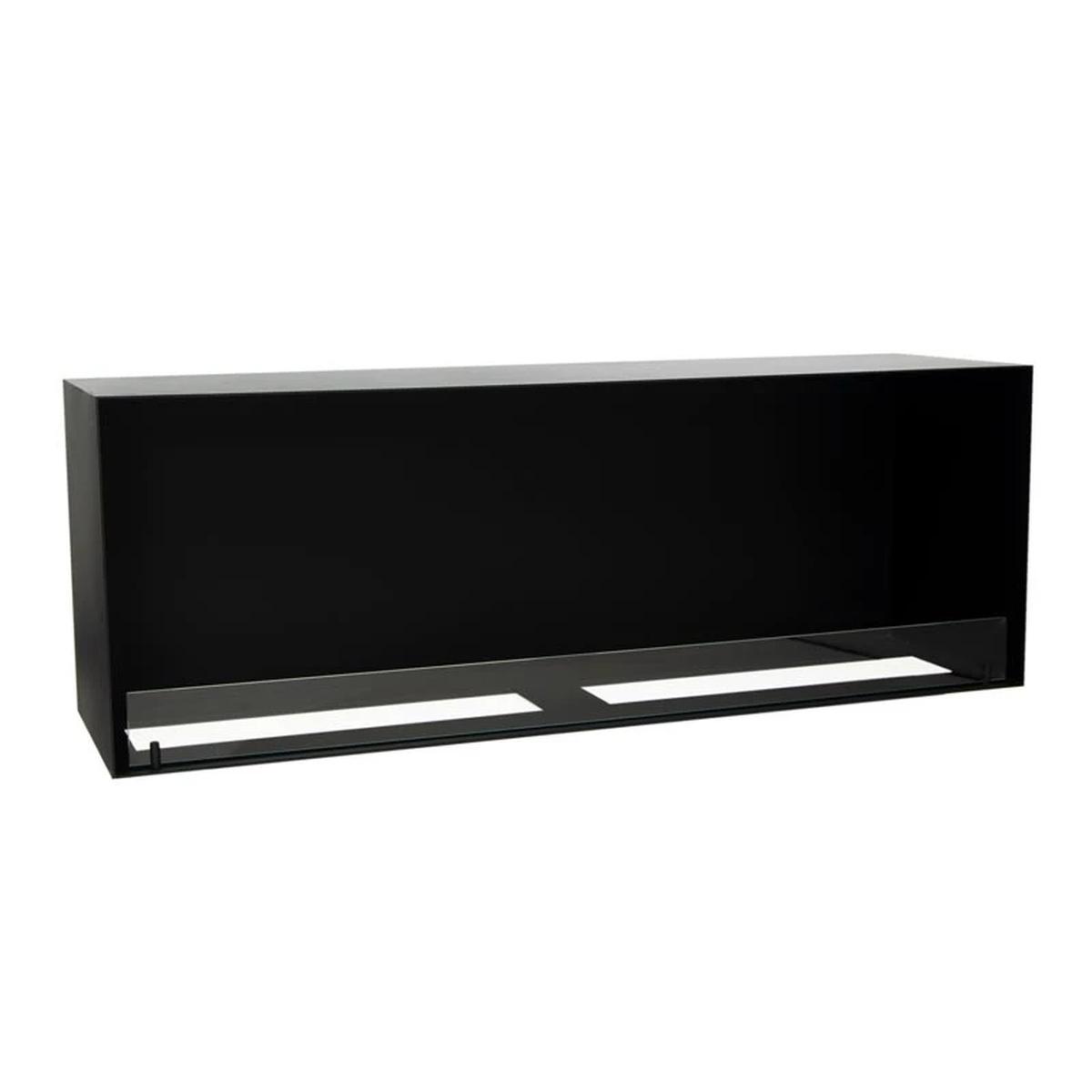 Foco Foco One 1400 Double, extra breiter Bioethanol-Kamin, 2 Handbrenner, auf einer Seite installiert, Flammen von einer Seite sichtbar, 6,5 kW