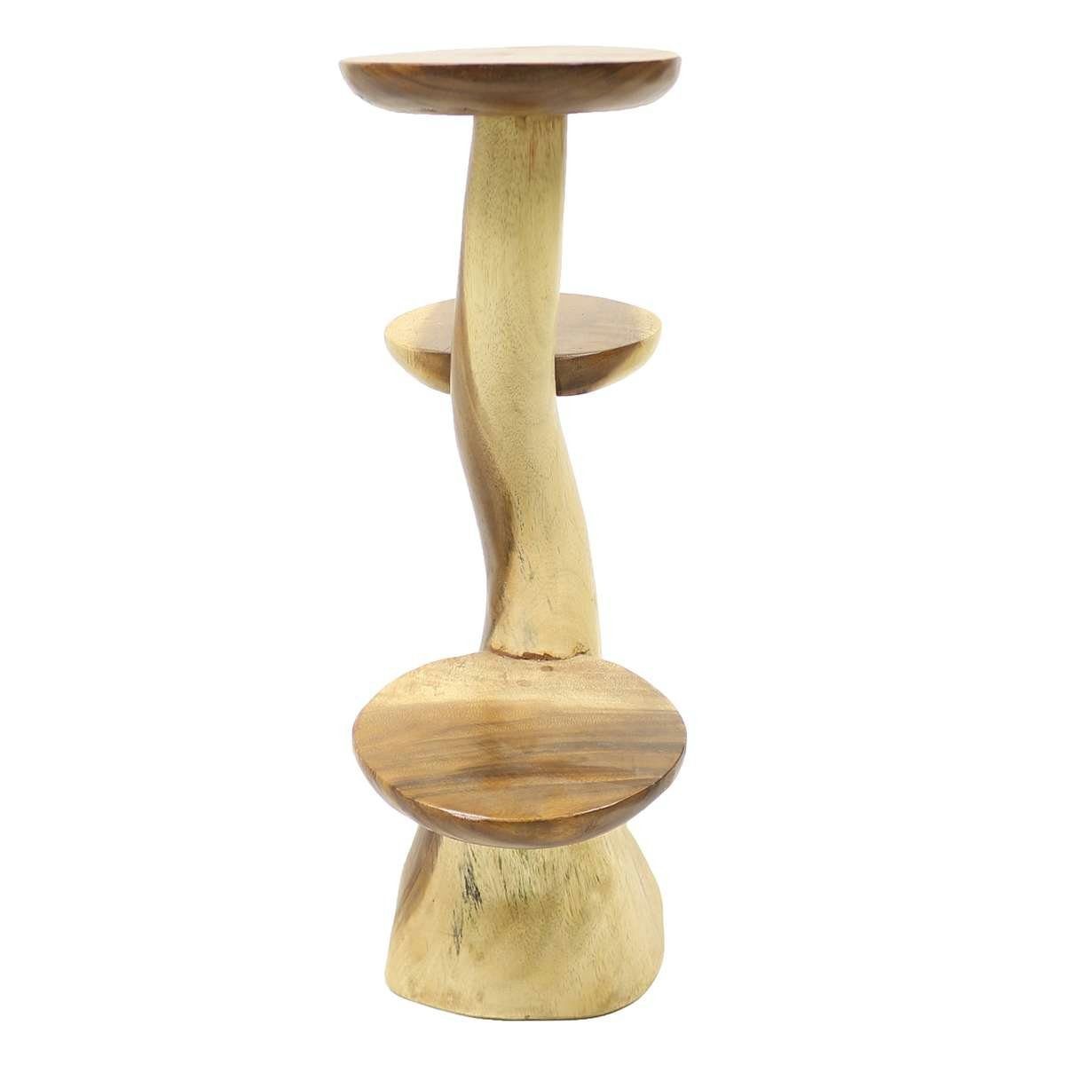 Oriental Galerie Blumenhocker Hocker Blumenständer Natur 60 cm (1 St), Handarbeit
