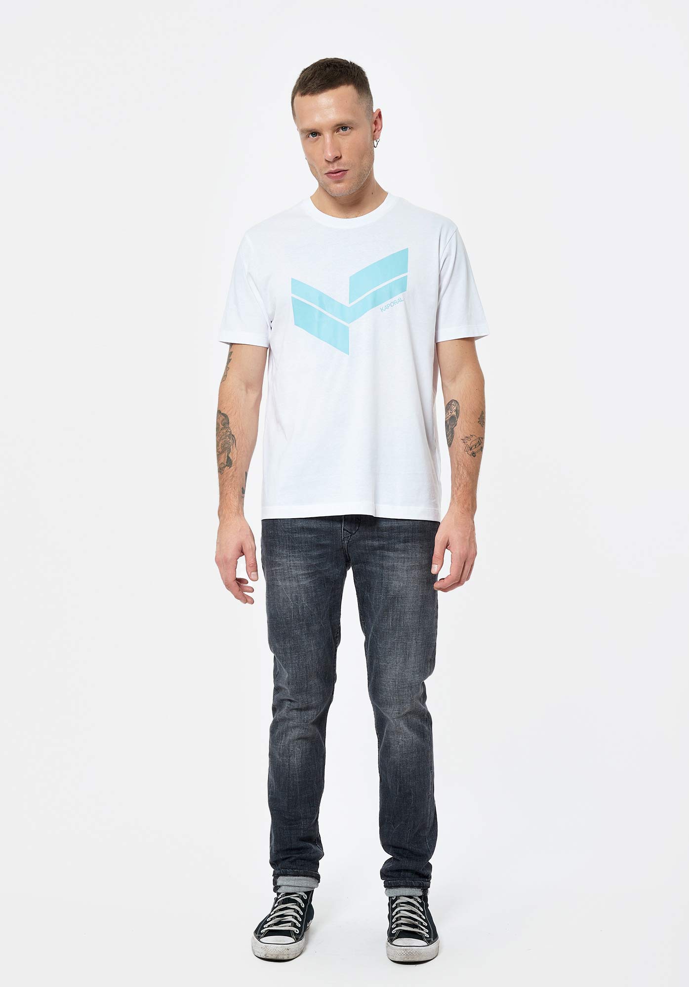 BRYZO  T-shirt blanc Homme en 100% coton bio