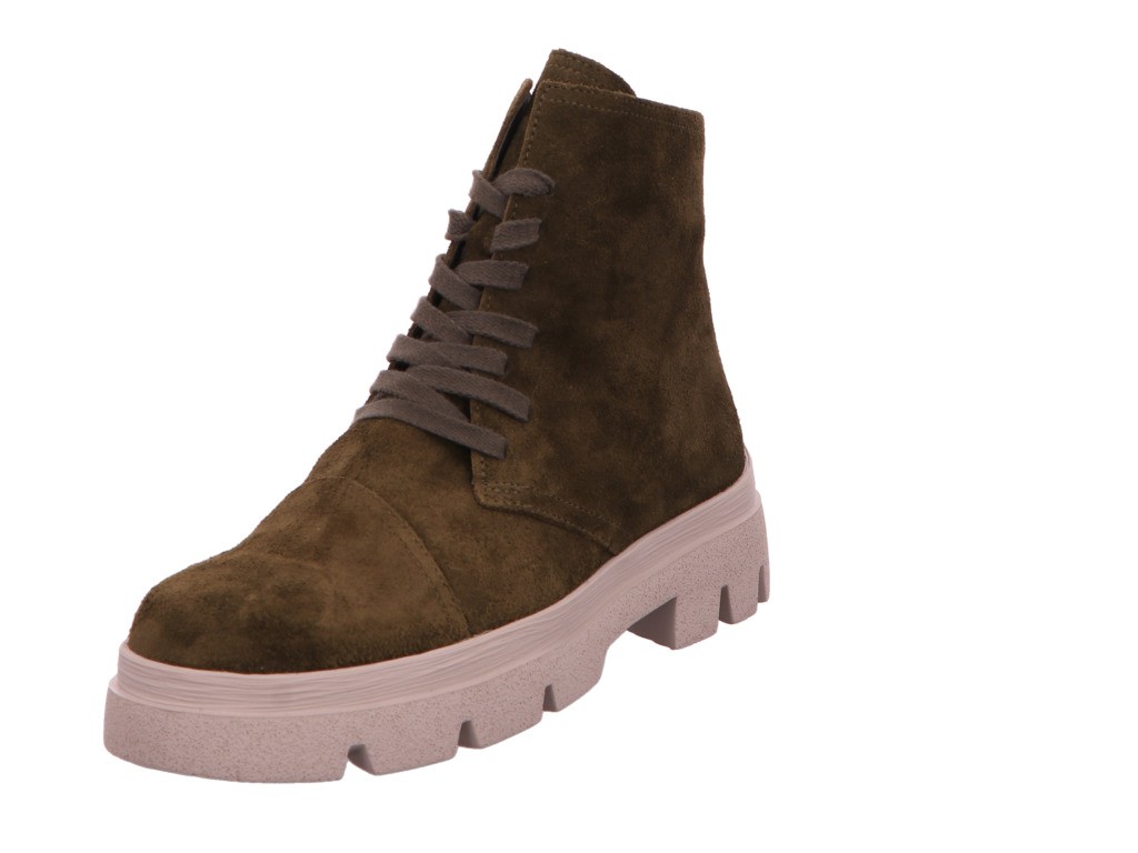 THINK Schnür-Stiefeletten grün 3-000655