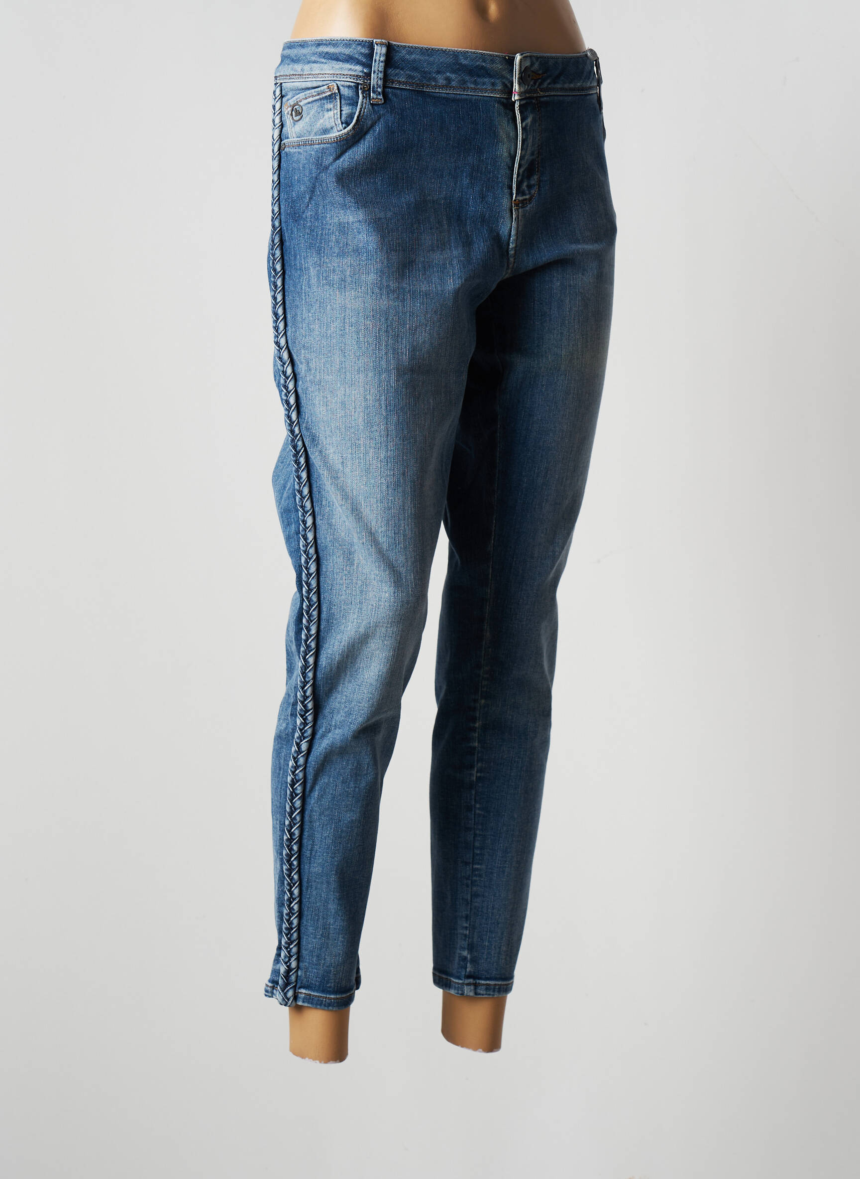 Betty   Co Jeans Coupe Slim Femme couleur bleu