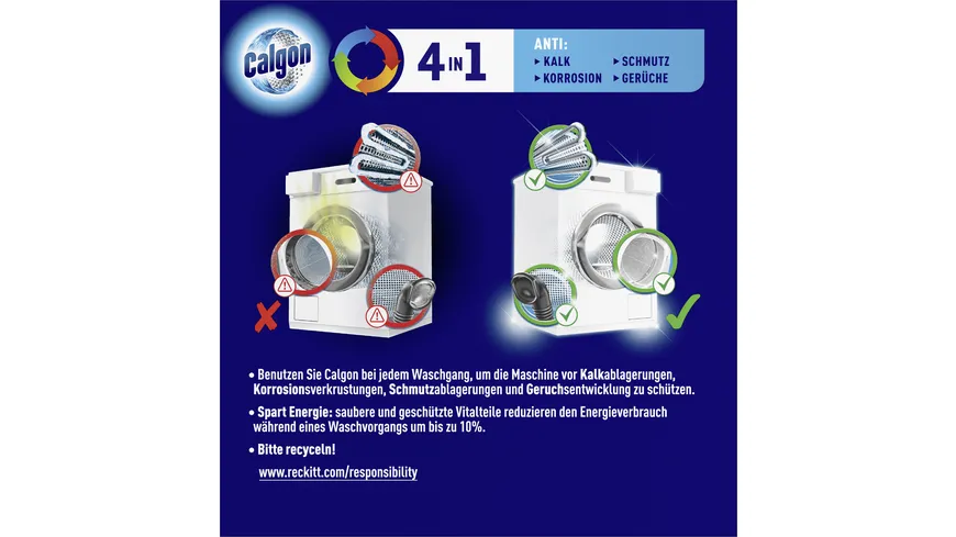 Calgon 4in1 Waschmaschienen-Tabs