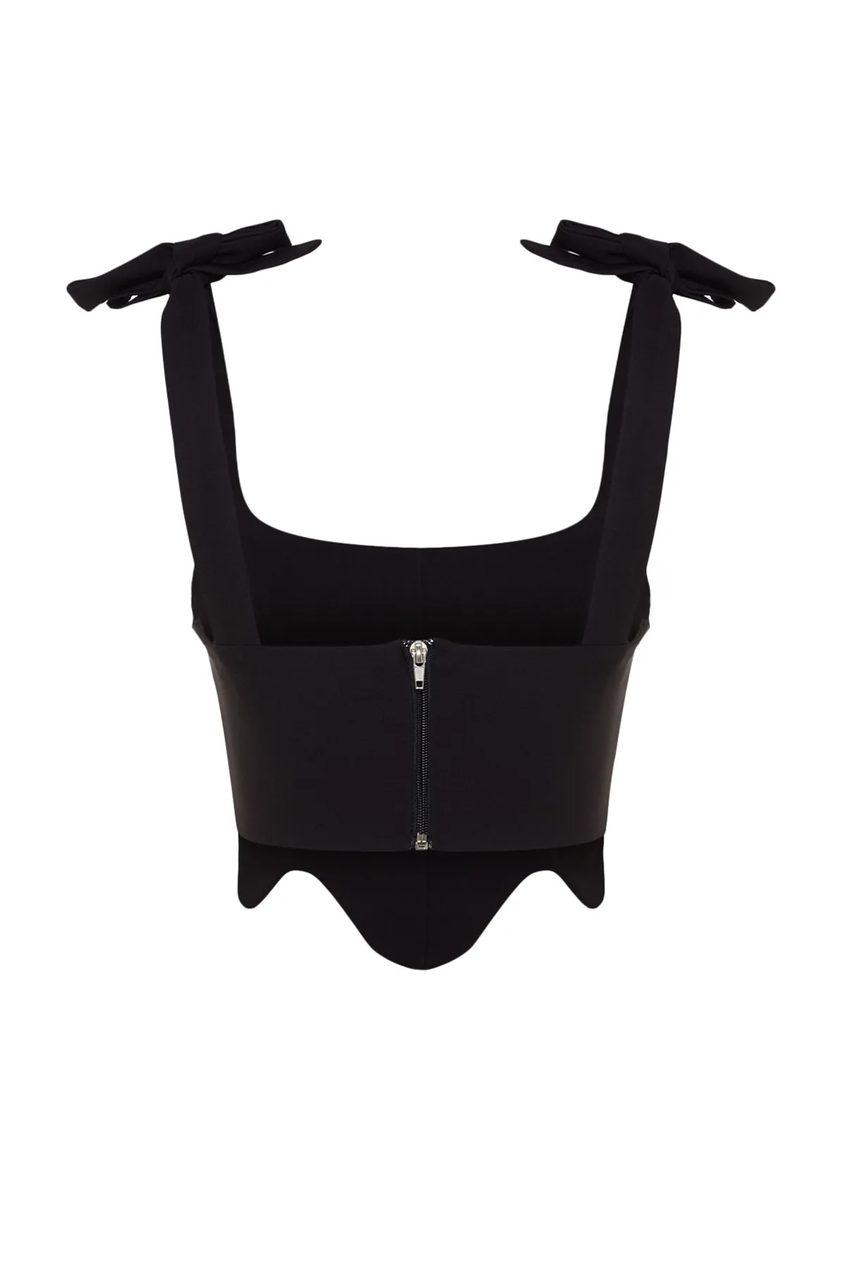 Trendyol Collection  Schwarzes, bauchfreies Bustier mit BügelTPRSS22BS0024