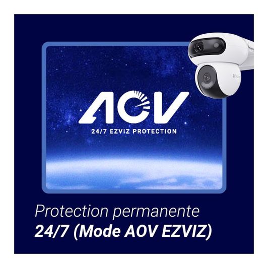 Cameră de securitate wireless EZVIZ HB90 4MP 2K cu baterie și panou solar