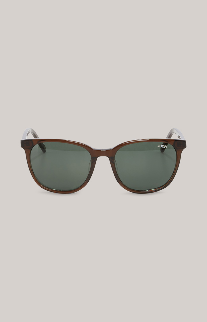 Sonnenbrille in Braun/Grün