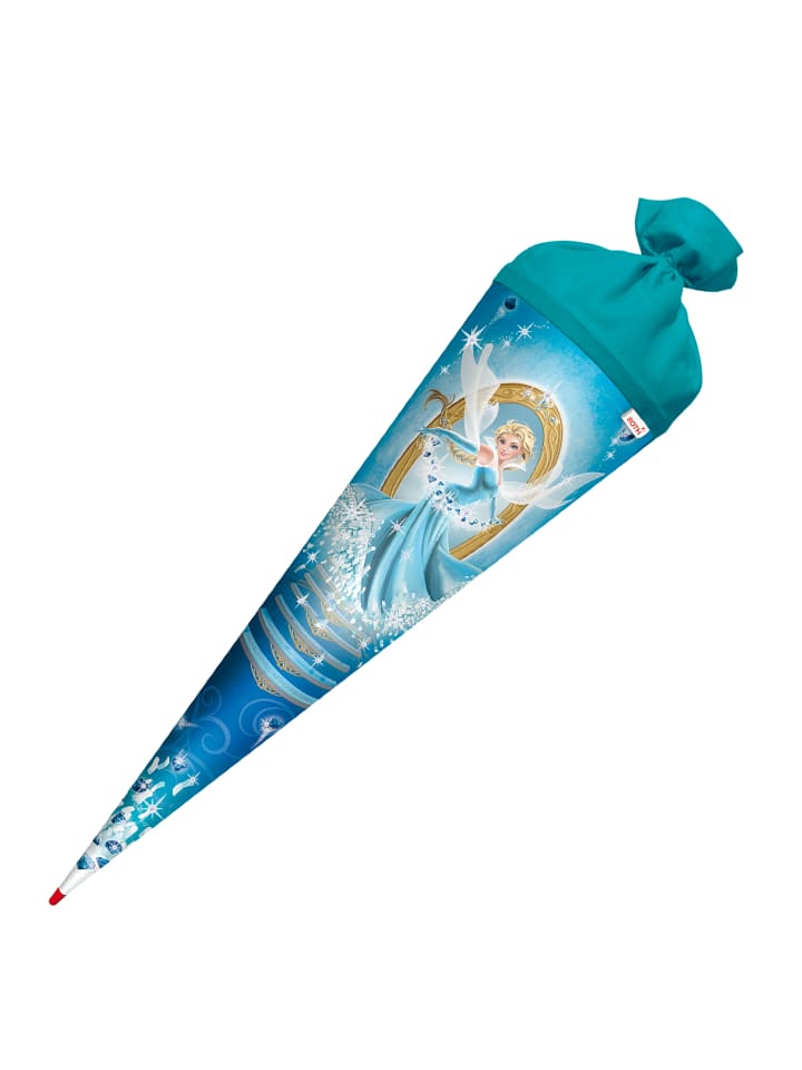 ROTH Schultüte groß Kristall-Prinzessin 70 cm, Glitter in Grün günstig kaufen onesize