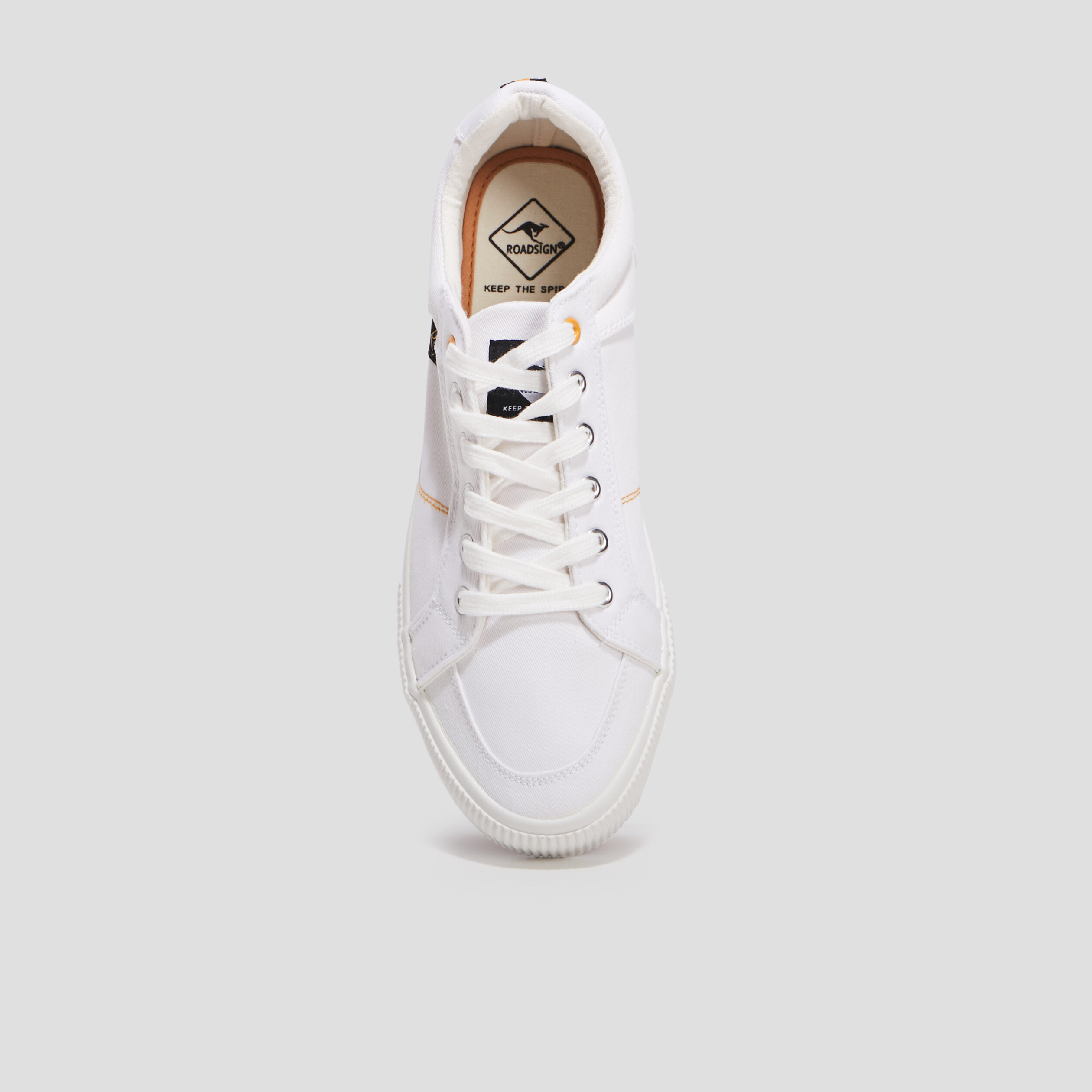Tennis à lacets blanc homme | La Halle