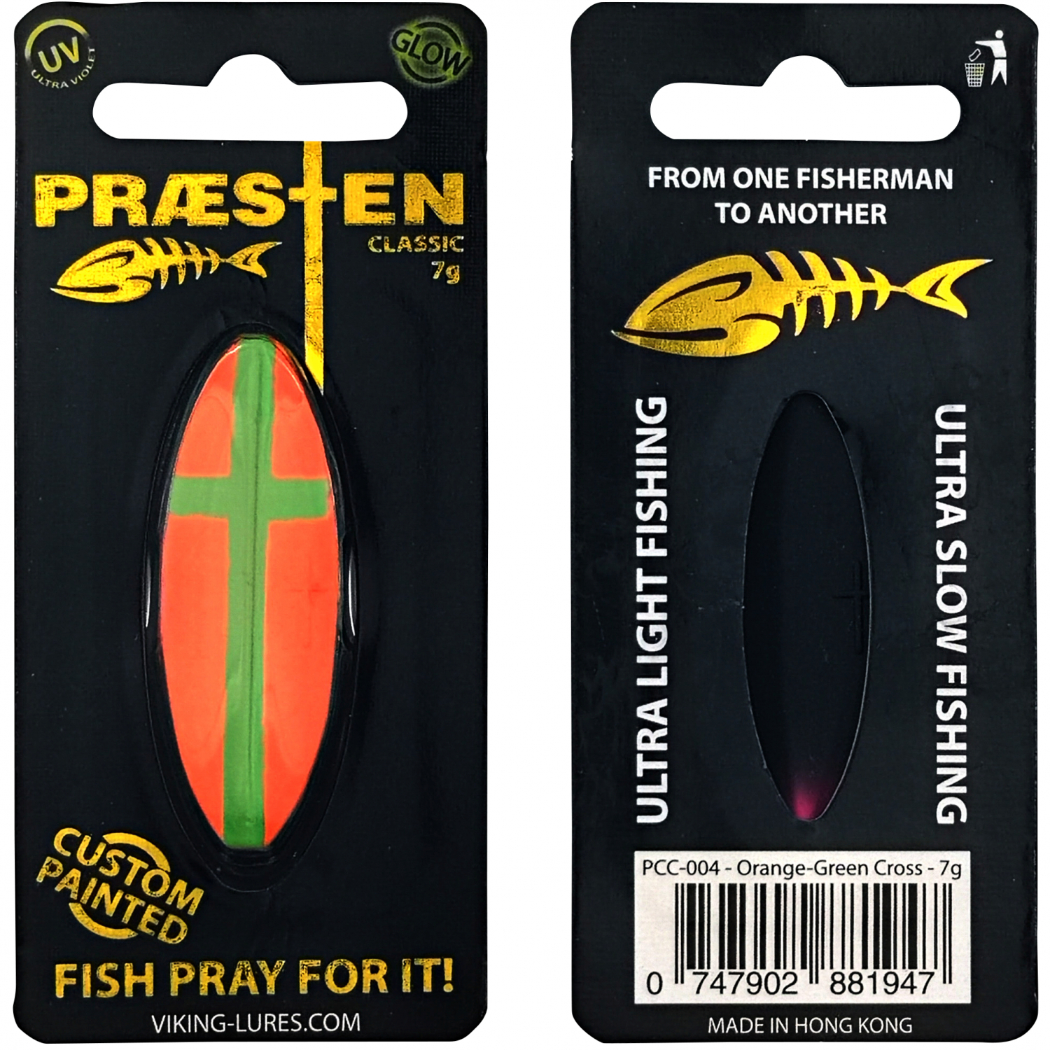 OGP Inlineköder Præsten Mini (Orange Green Cross)