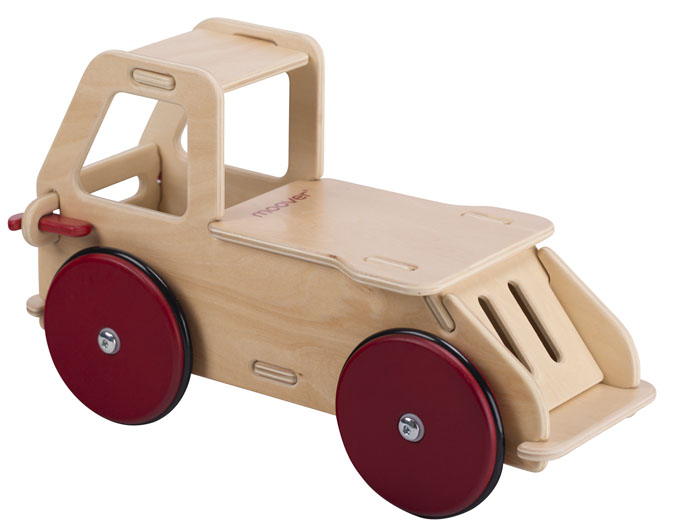 MOOVER Toys Baby Lastwagen (natur) ohne Abschlepphacken / baby truck natural