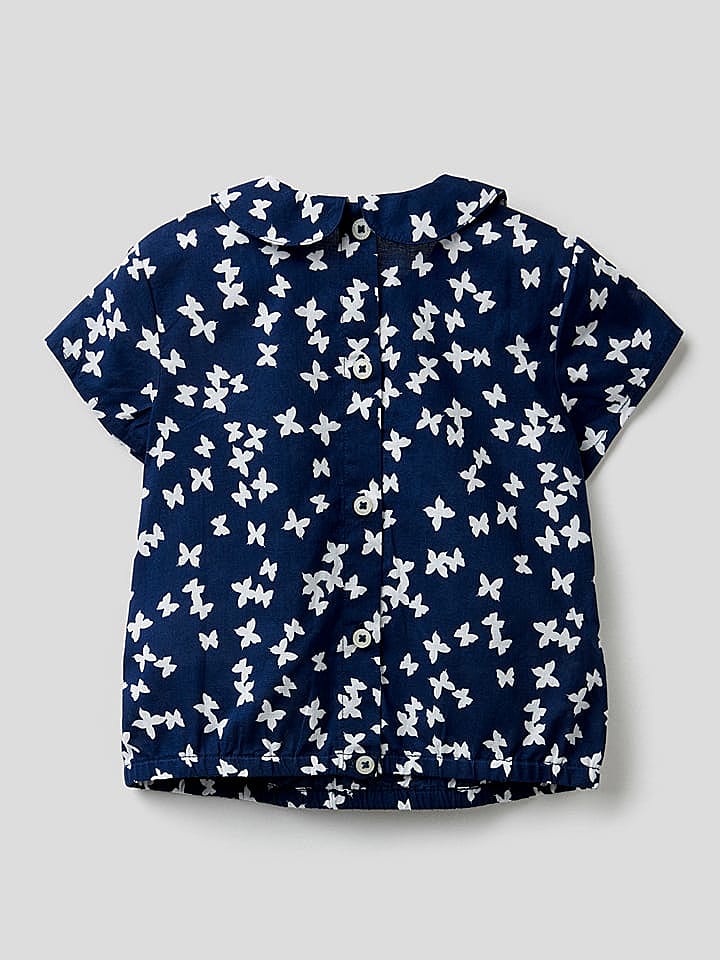 Benetton Bluse in Dunkelblau günstig kaufen 62