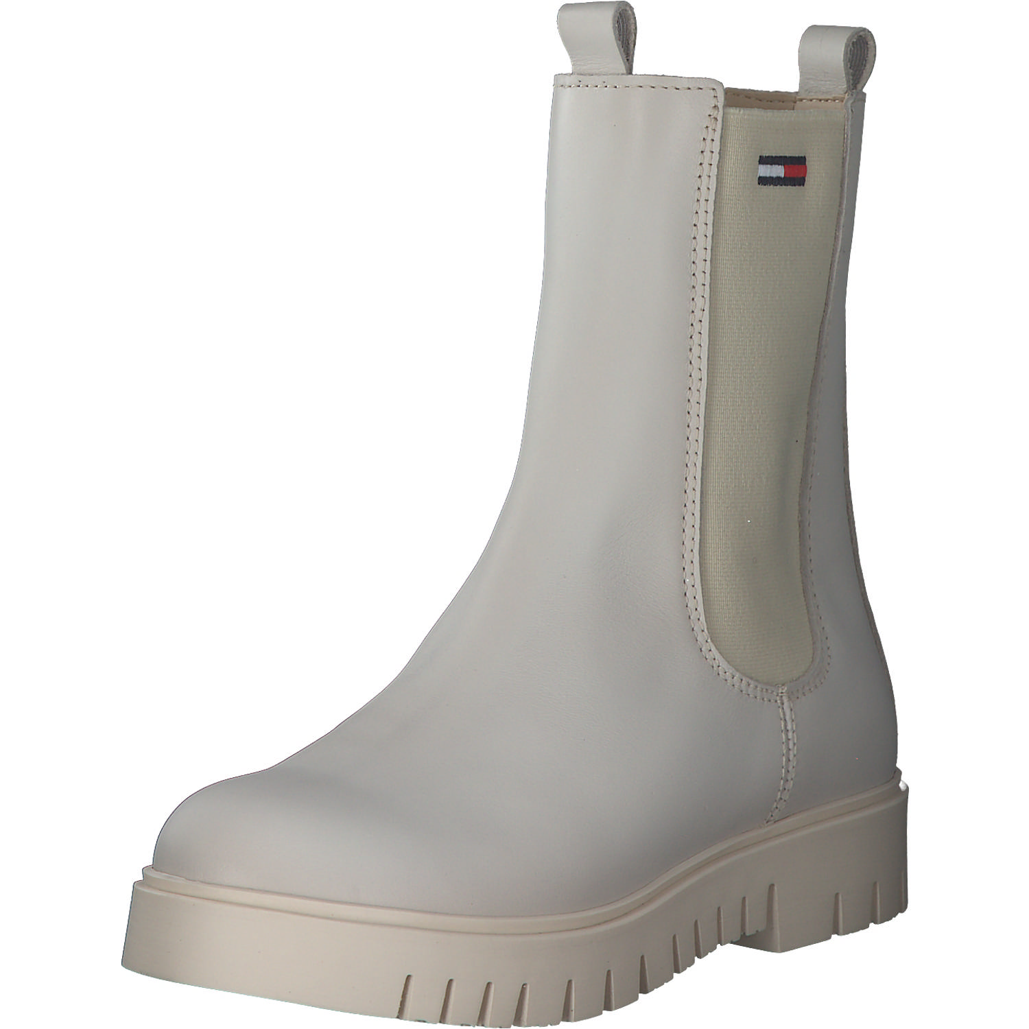 Tommy Hilfiger EN0EN01990, Chelsea Boots, Damen, Beige (Ivory)