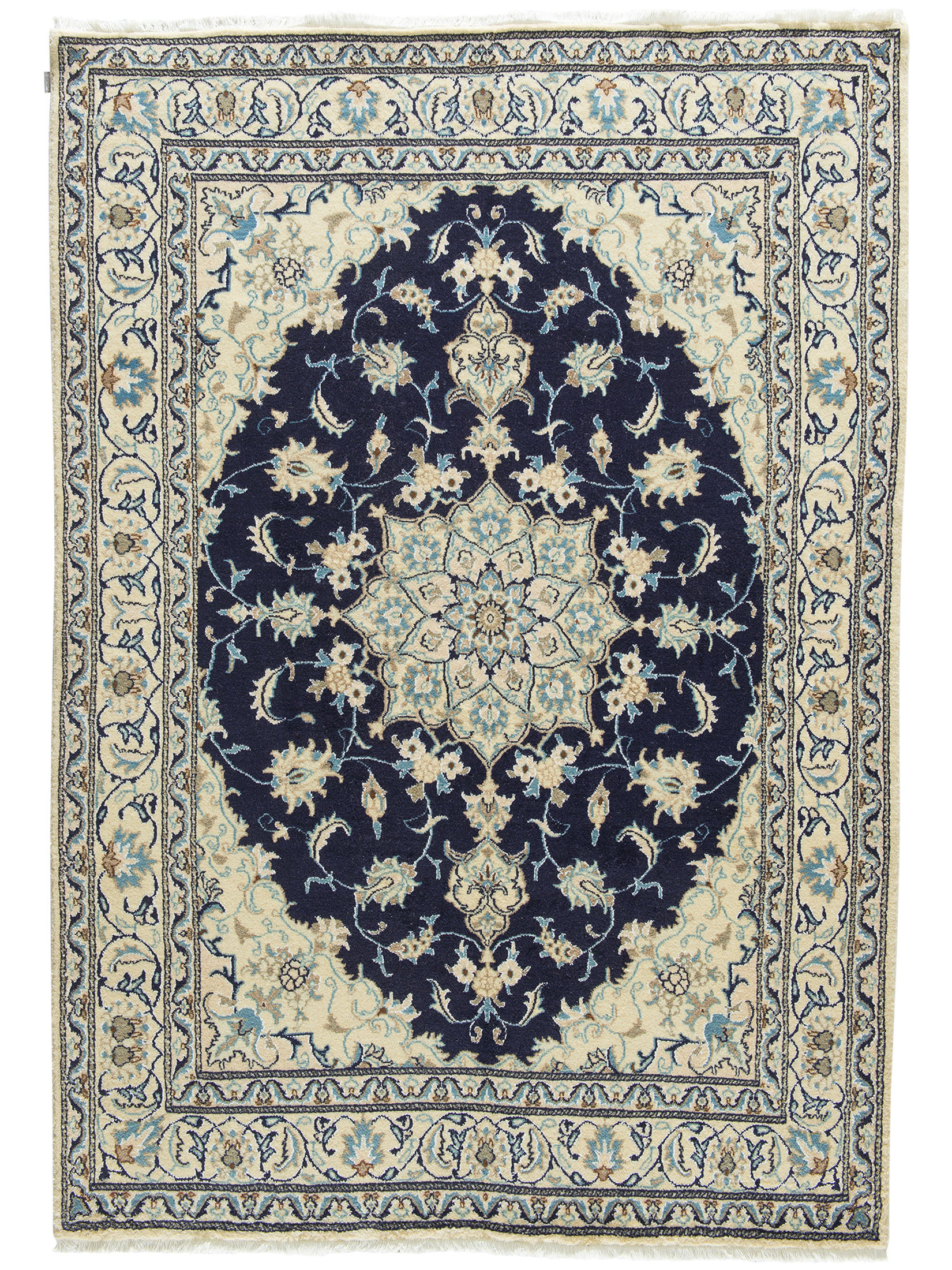 Kaschmar Nain 12 Lah ca. 165 x 235 cm, Unikat / Einzelstück