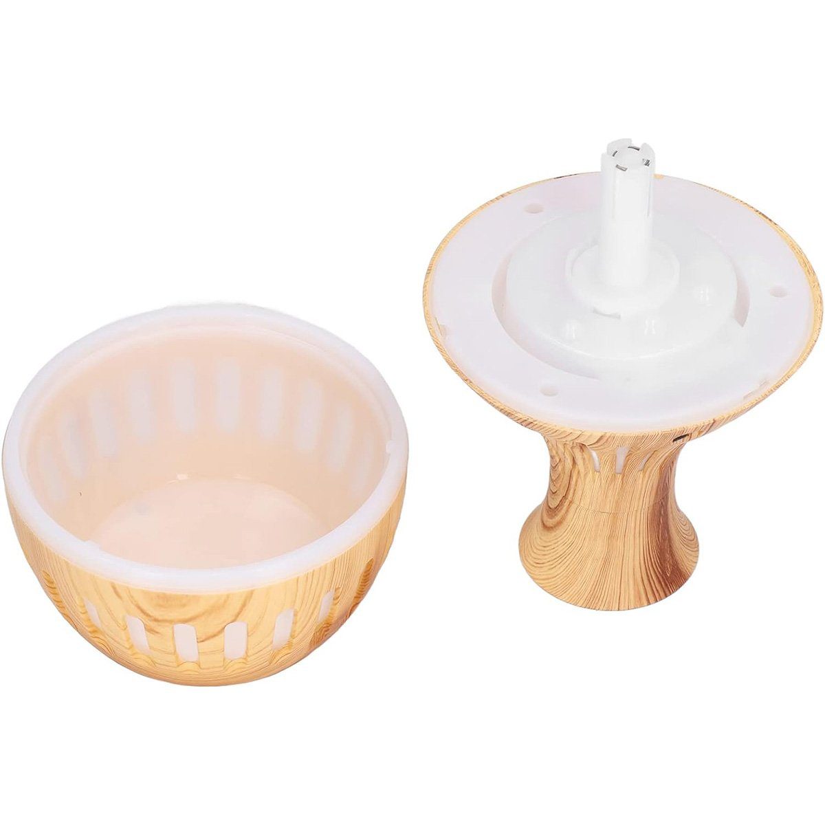 götäzer Luftbefeuchter USB Wiederaufladbar Kreative hohle Vase Aromatherapie Luftbefeuchter, Mit 7 Farben Lichteffekt, geeignet für klimatisierte Räume Hydratation