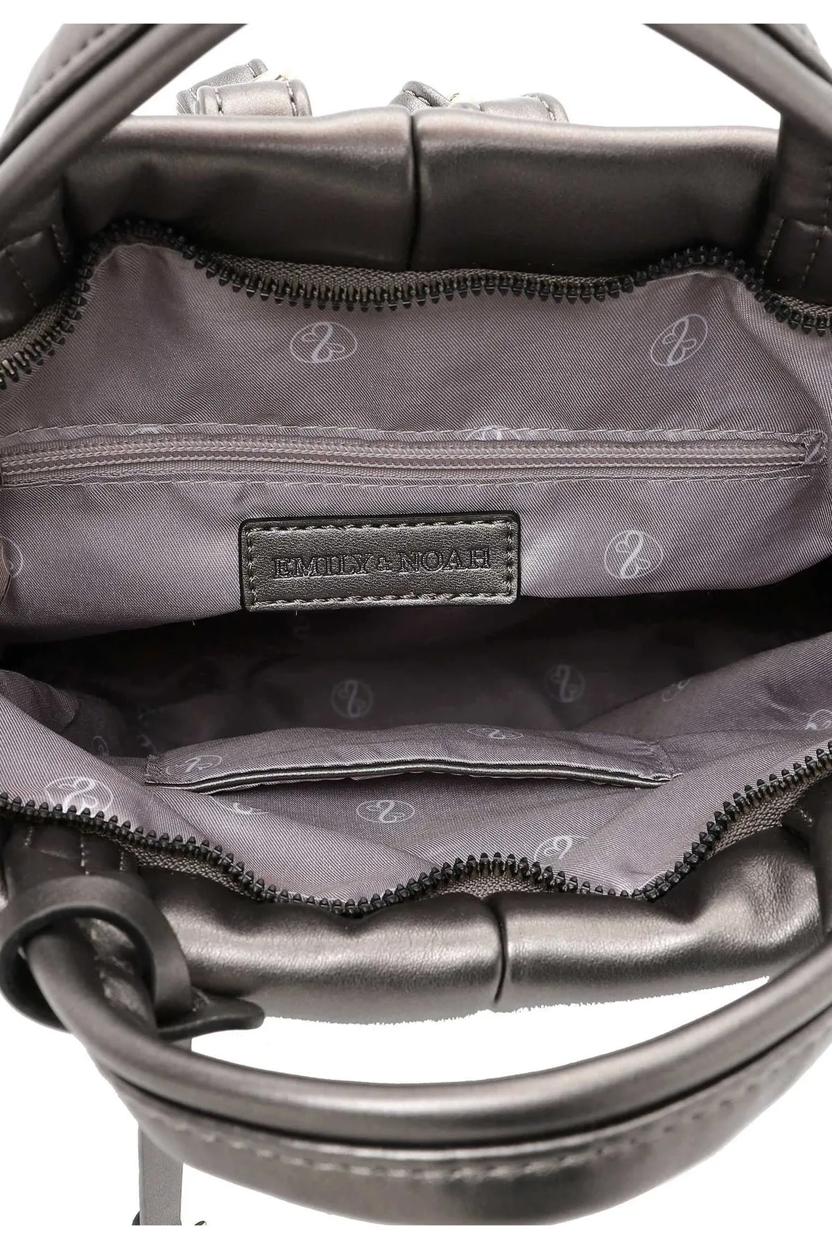 Emily & Noah  Rucksack - Silberfarben - Unifarben