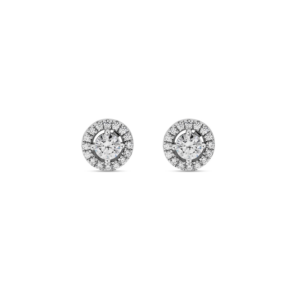 FAVS Boucles d'oreilles à fermoir à poussette 925 Argent Boucles d'oreilles
