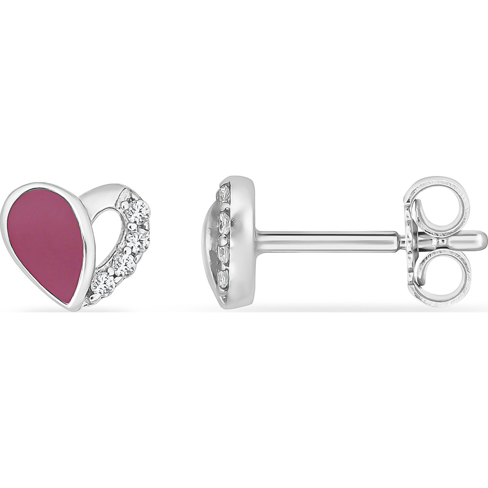 FAVS Boucles d'oreilles à fermoir à poussette 925 Argent Boucles d'oreilles