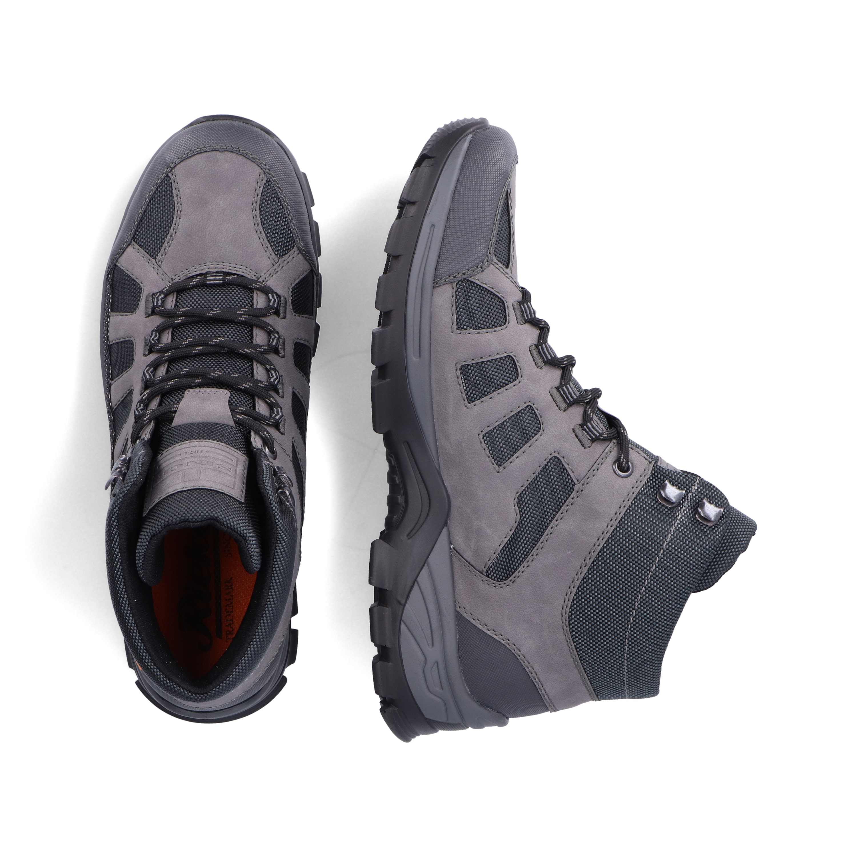 Rieker Herren Schnürstiefel platingrau