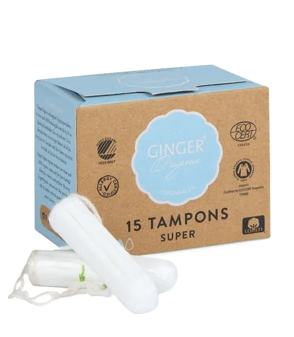 Super organski tamponi s đumbirom bez aplikatora