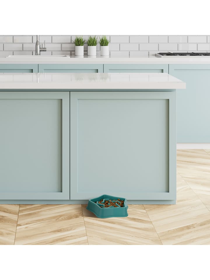 relaxdays Anti Schling Napf in Türkis - 600 ml günstig kaufen onesize