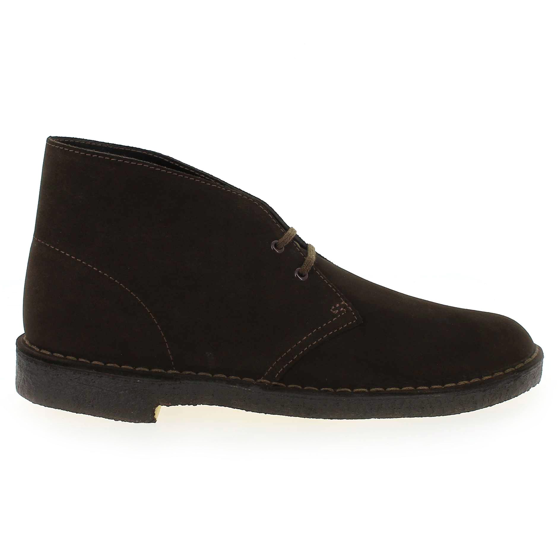 Clarks  DESERT BOOT - Velours Chocolat