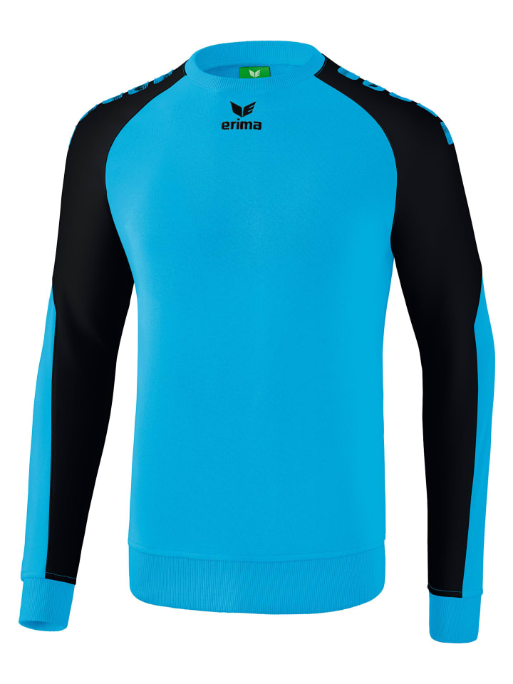 erima Essential 5-C Sweatshirt in curacao/schwarz günstig kaufen