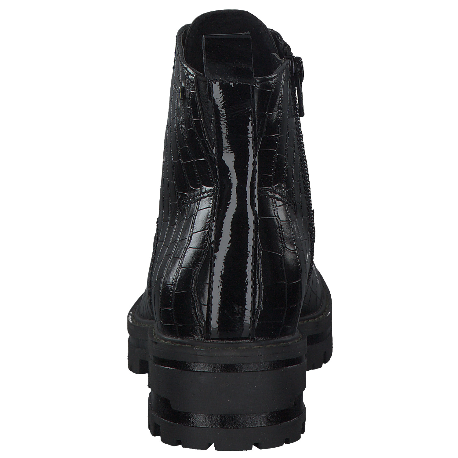 Jana Shoes 26209, Schnürstiefel, Damen, Schwarz