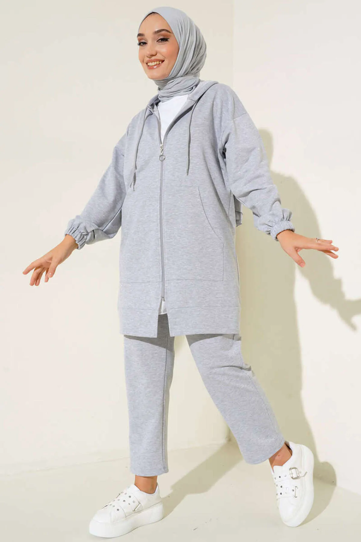 VOLT CLOTHİNG  Zweiteiler - Grau - Regular Fit