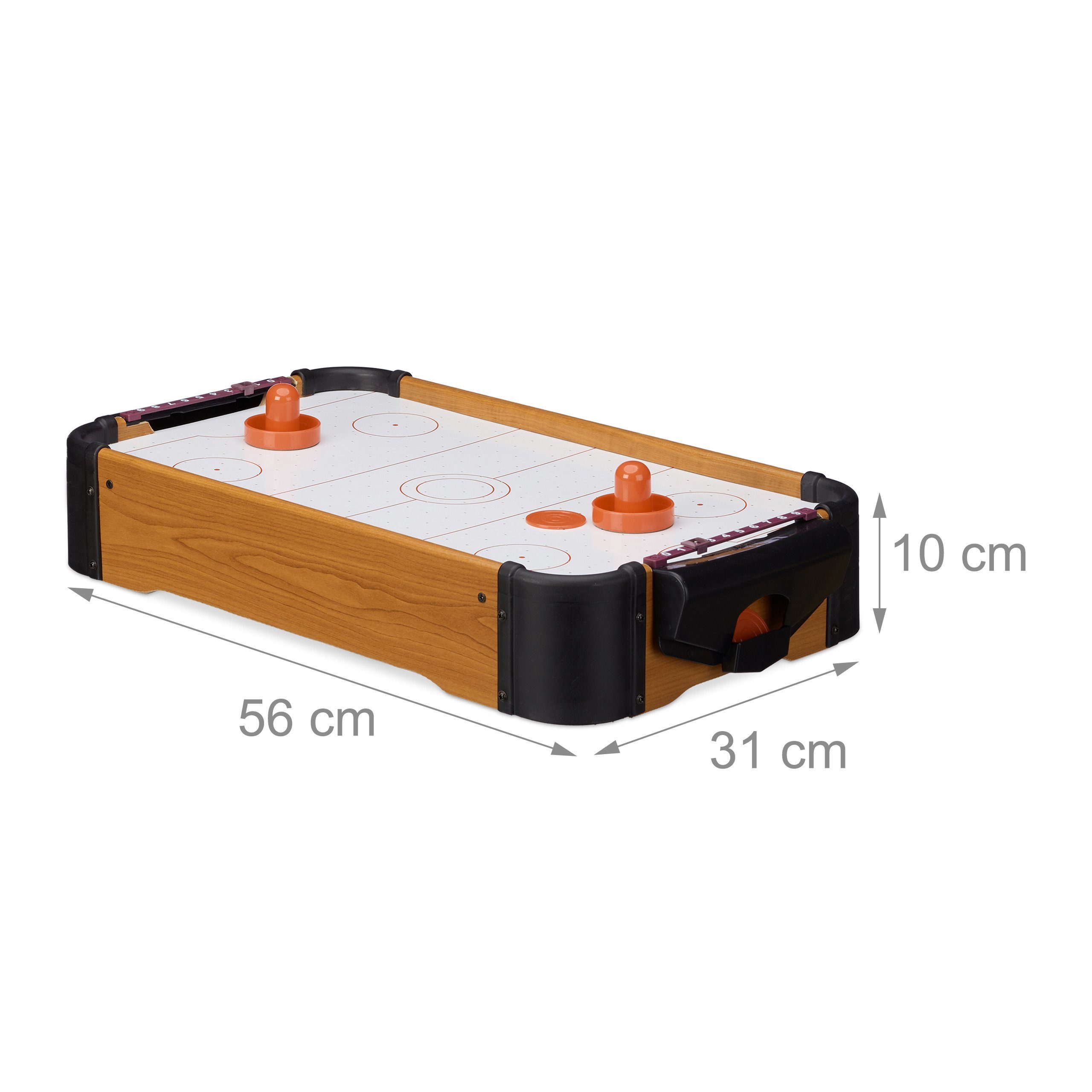 relaxdays Air-Hockeytisch Airhockey Tischspiel