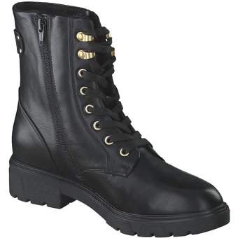 s.Oliver Schnürstiefelette in schwarz