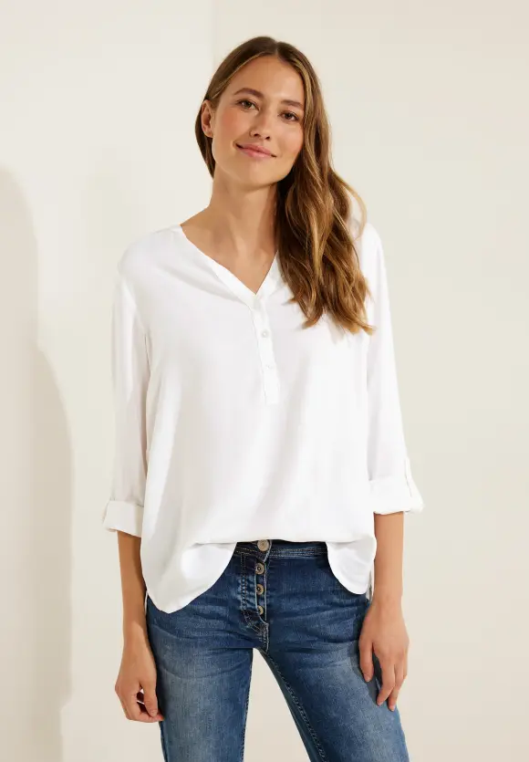 CECIL Bluse in Unifarbe