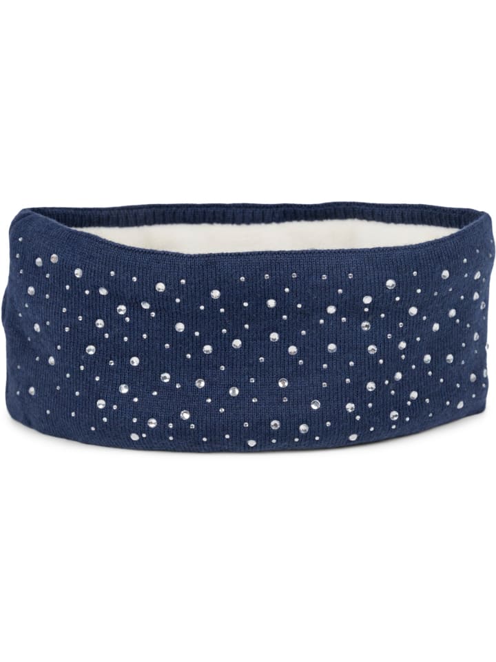 styleBREAKER Feinstrick Stirnband in Dunkelblau günstig kaufen onesize