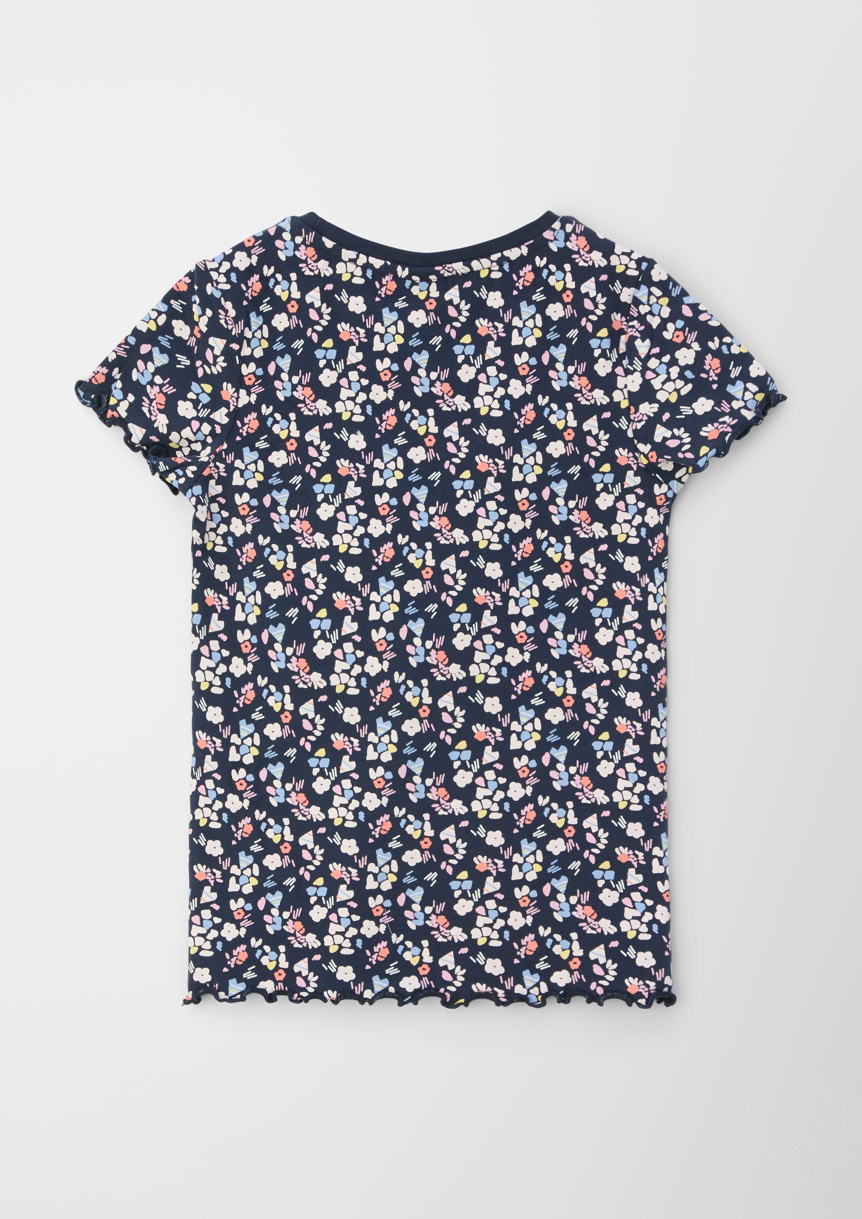 T-Shirt mit Wellensaum  2127379-59A5